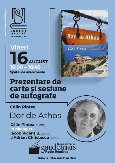 Lansare carte „Dor de Athos”, Gaudeamus Sibiu